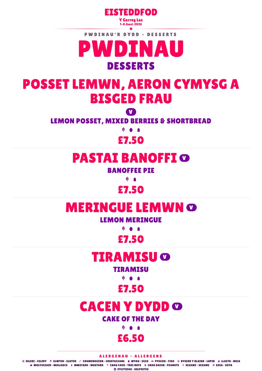 Desserts board · Platiad