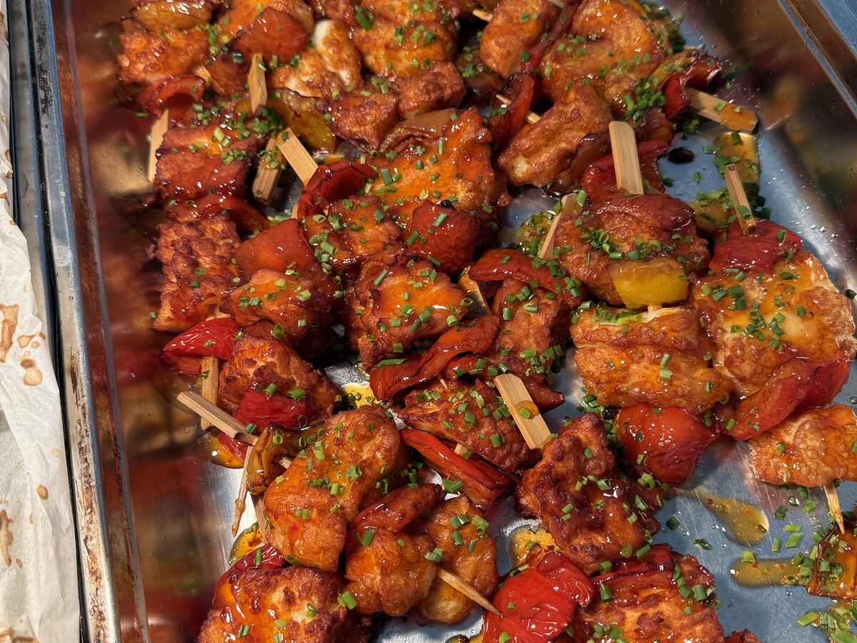 Chicken skewers, Burghley 2026