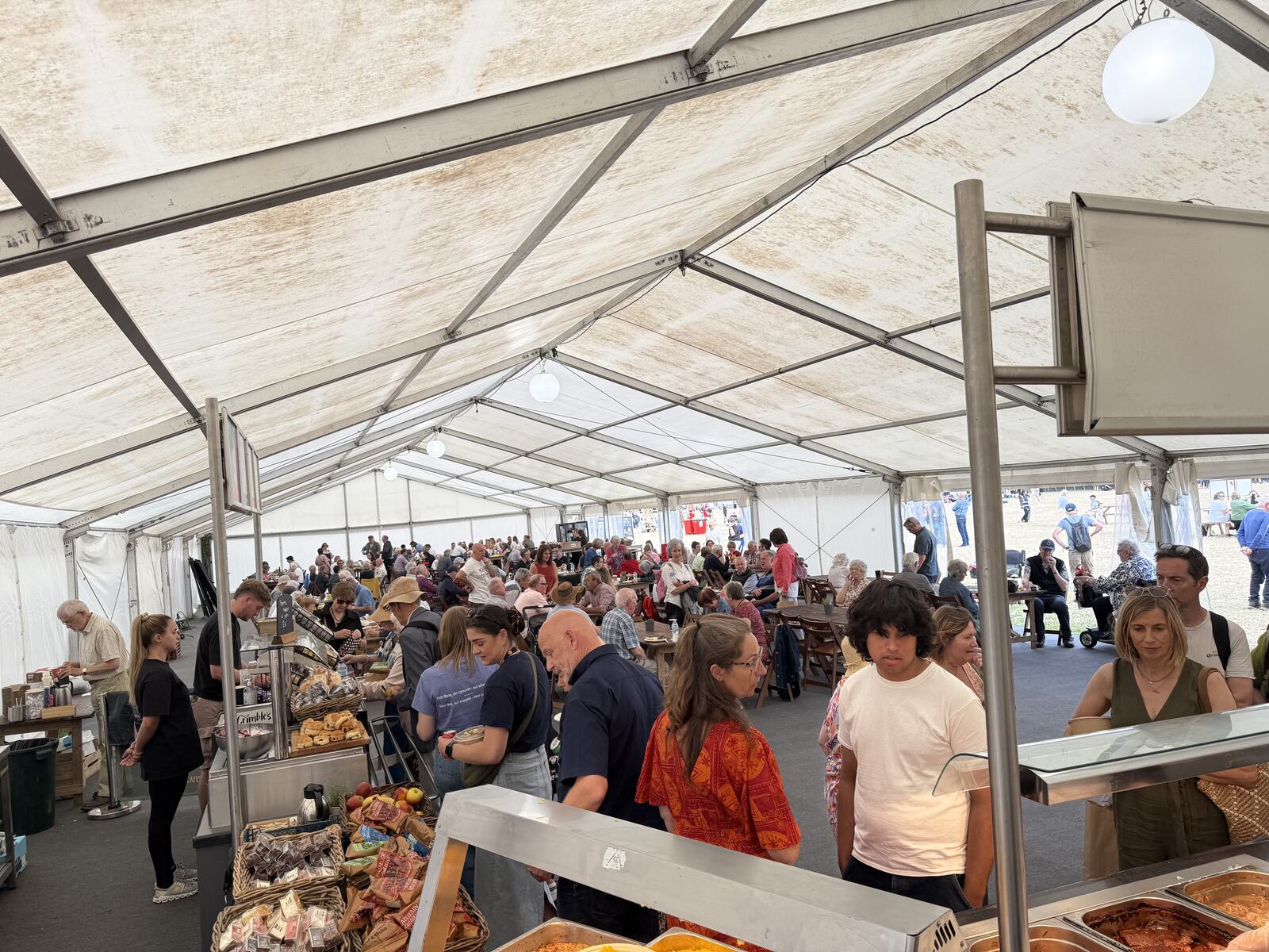 The Platiad marquee at the Eisteddfod