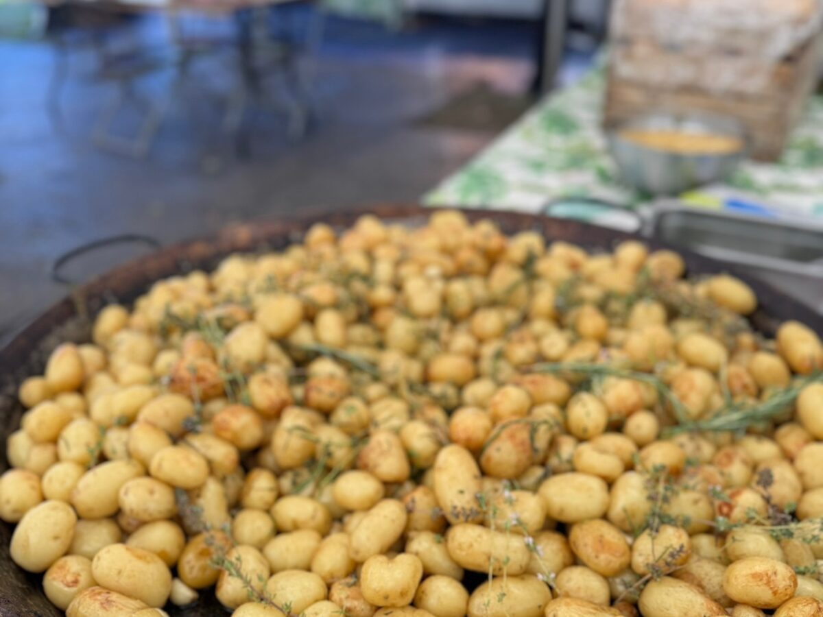 A giant pan of rosemary potatoes, Roundhay 2026
