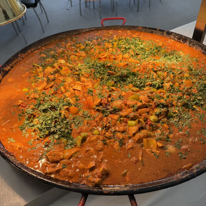 Curry in a big pan, Burghley 2026